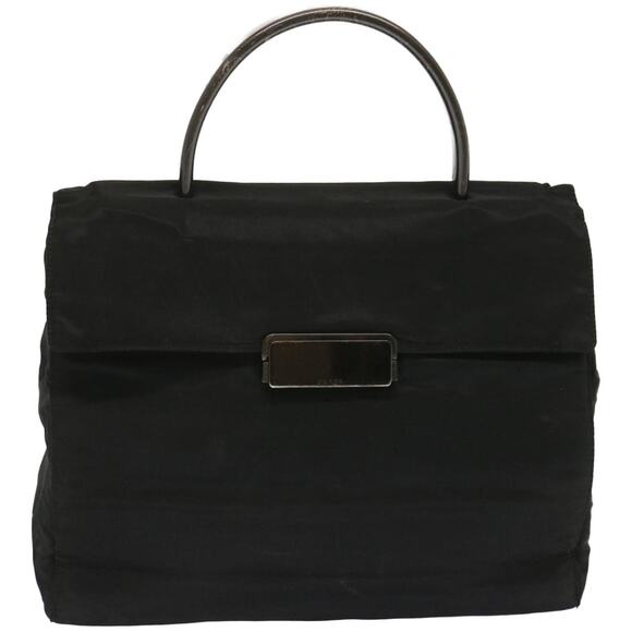PRADA Hand Bag Nylon Black - Picture 1 of 9